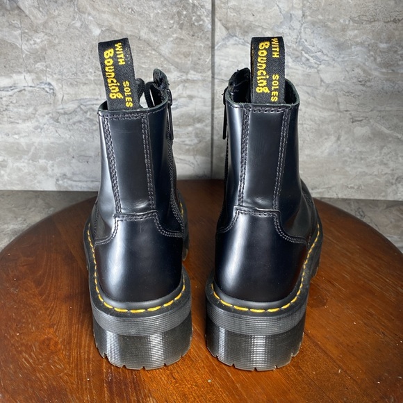 Dr. Martens Jadon Womens Size 5 Black Platform Boots - Picture 4 of 7